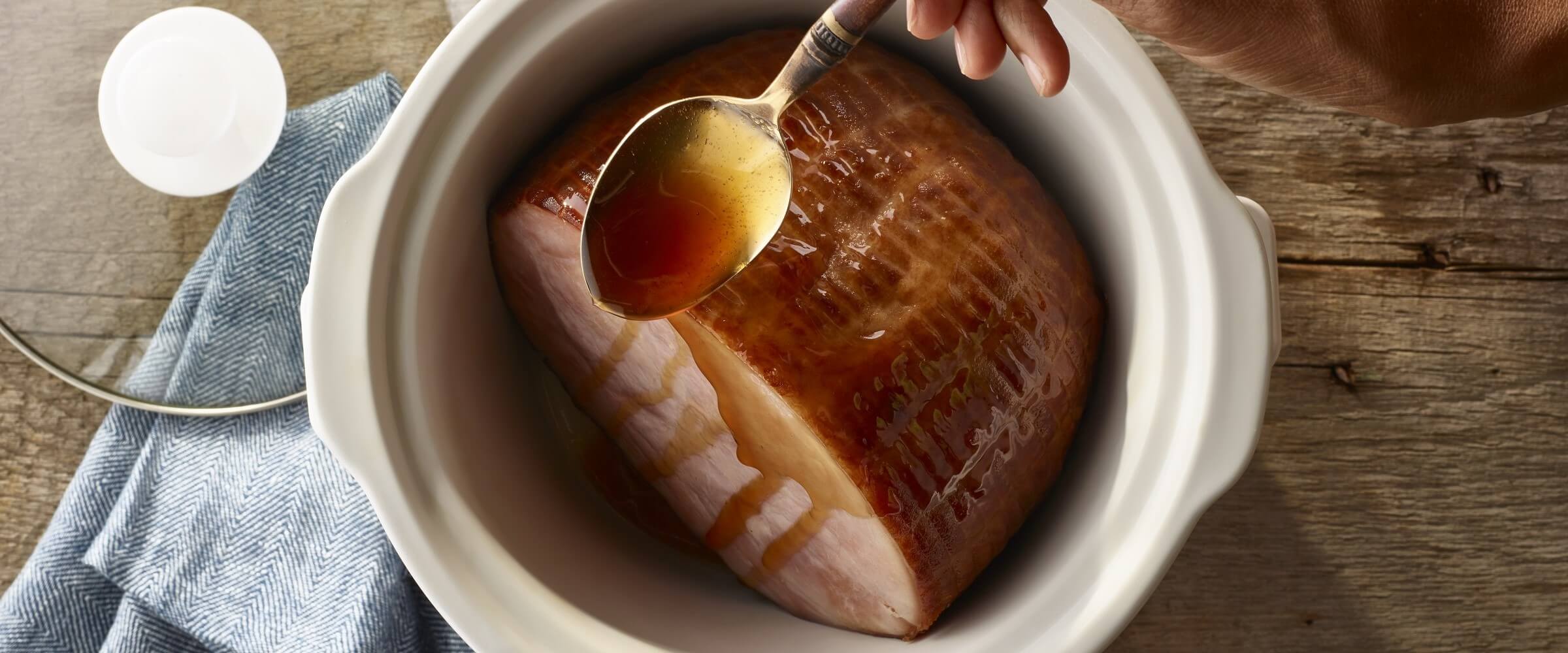How to Cook a Ham in the Oven, Baked with Glaze - Adventures of Mel
