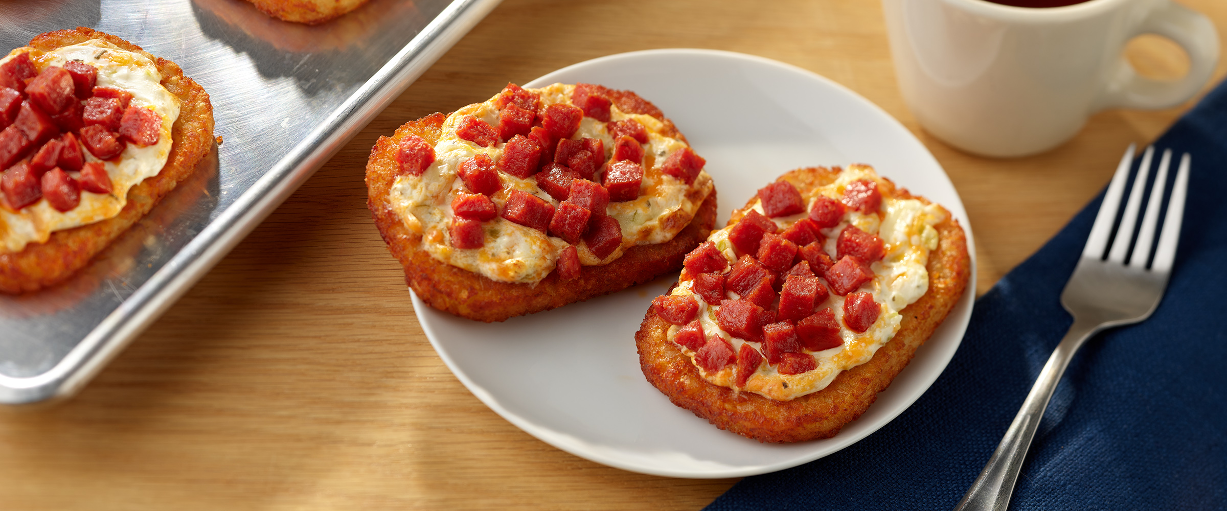 Pepperoni Hash Browns