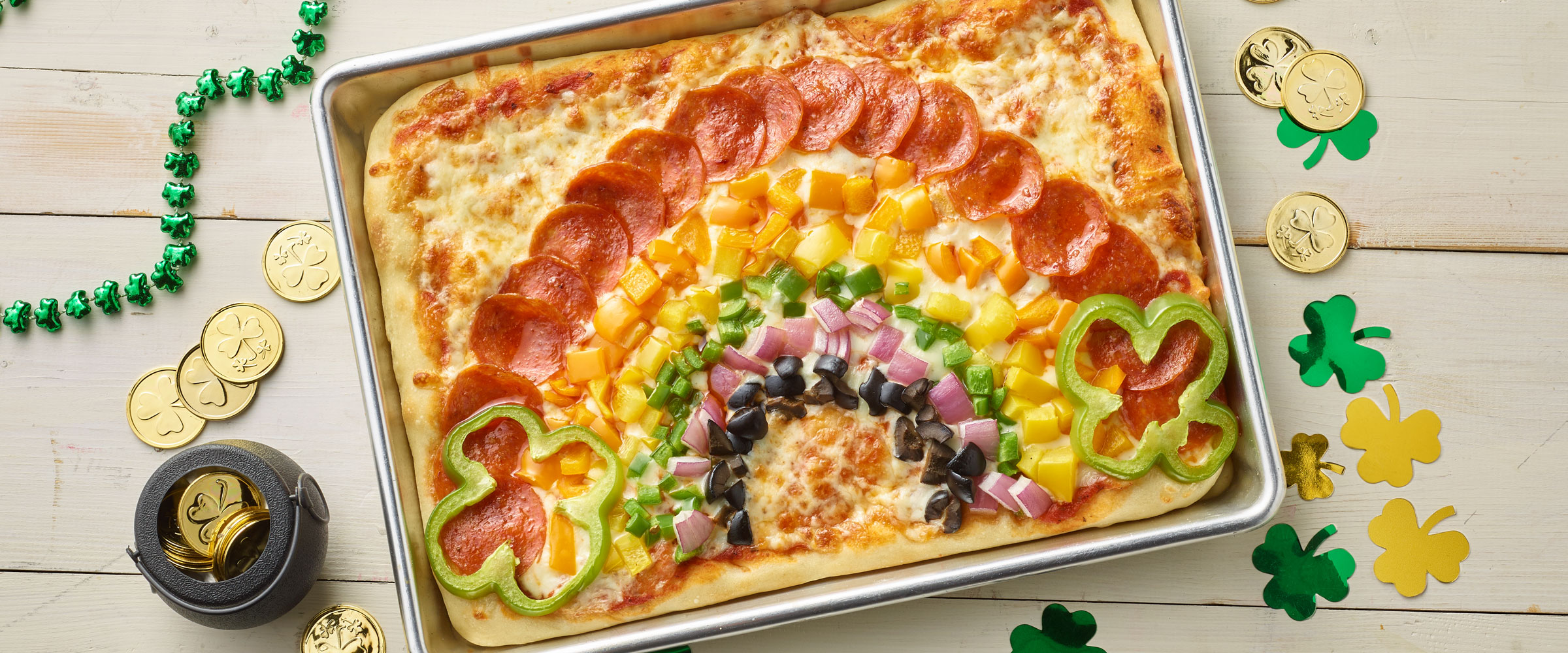 Luck O’ The Irish Pepperoni Pizza