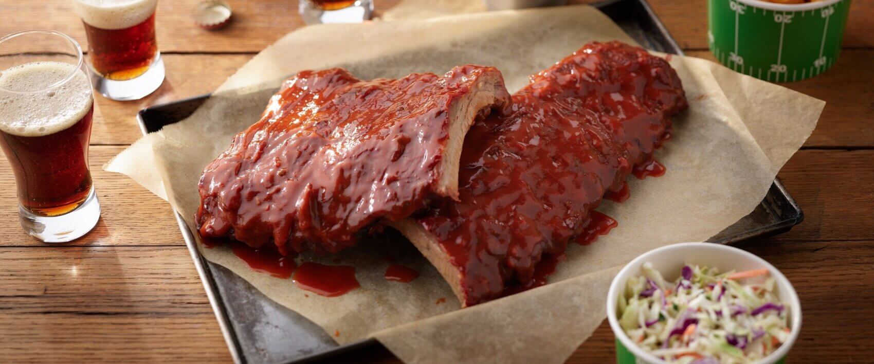 Restaurant Style Conventional Oven BBQ Babyback Ribs