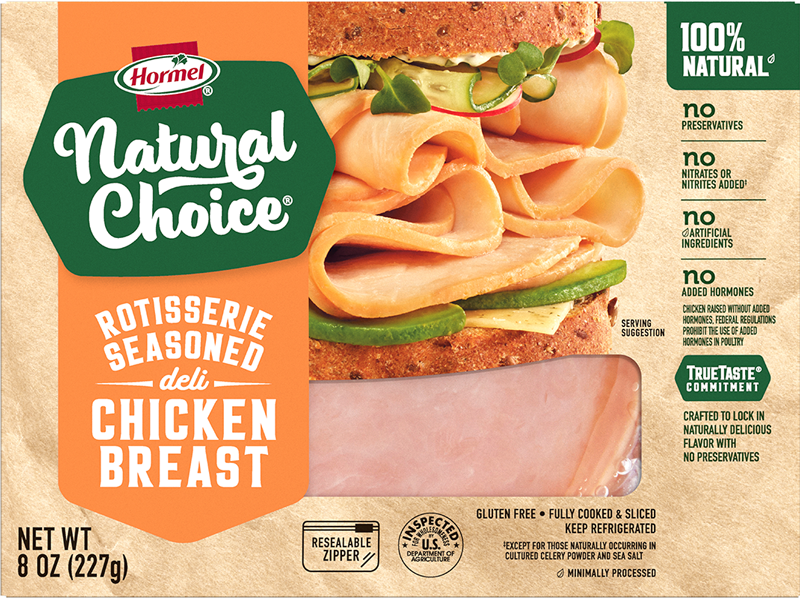 HORMEL® NATURAL CHOICE® Rotisserie Seasoned Deli Chicken Breast